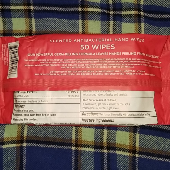 My Beauty Spot Anti-Bac Wipes 50 ct. CherryBlossom - Picture 2 of 6